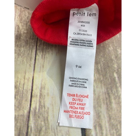 Petit Lem Classic Red knit tights NEW WITH TAGS size 9 months - Picture 2 of 2